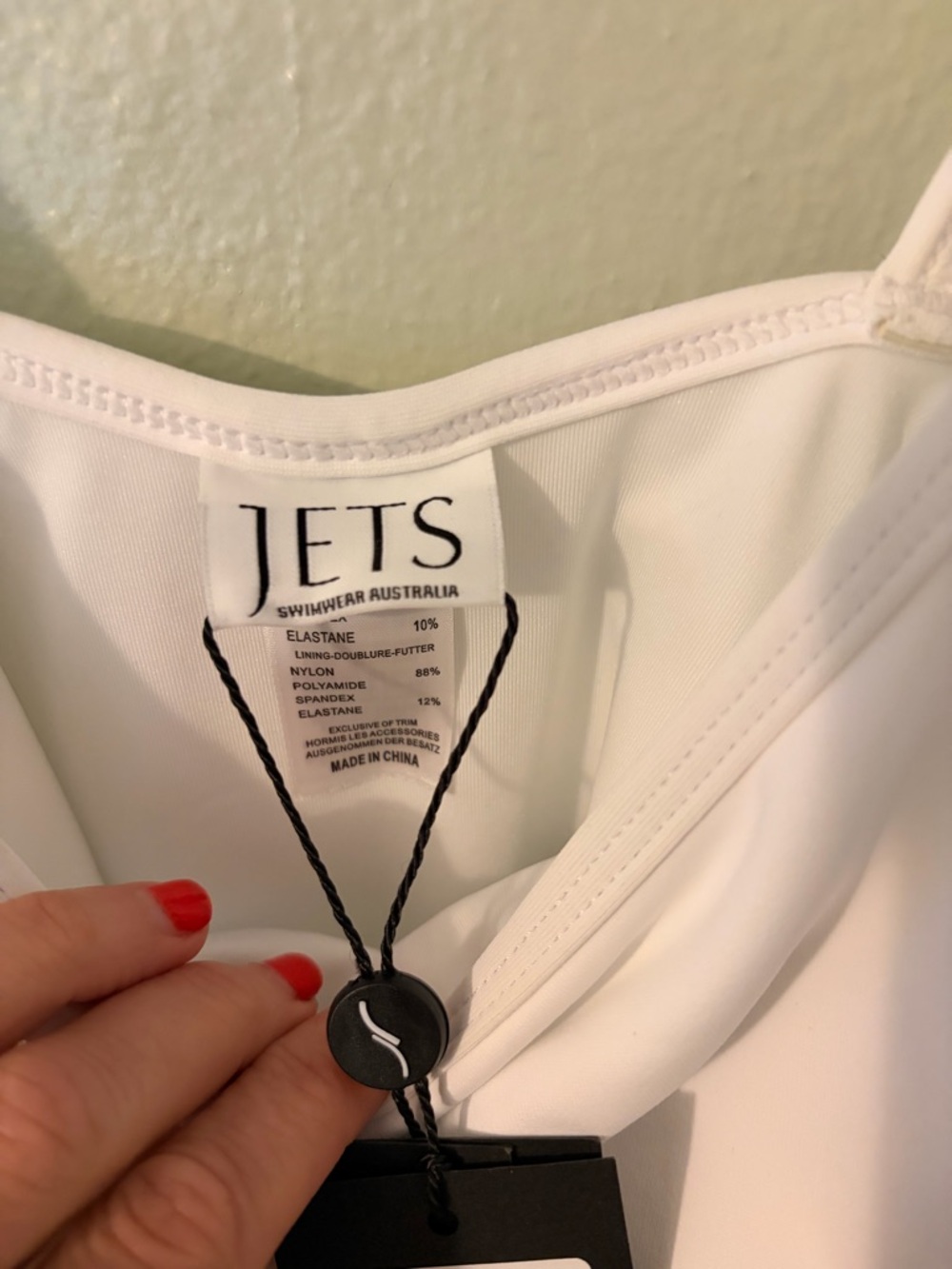 NWT JETS by Jessika Allen Double-Strap Classic One-Piece Swimsuit - Picture 4 of 6